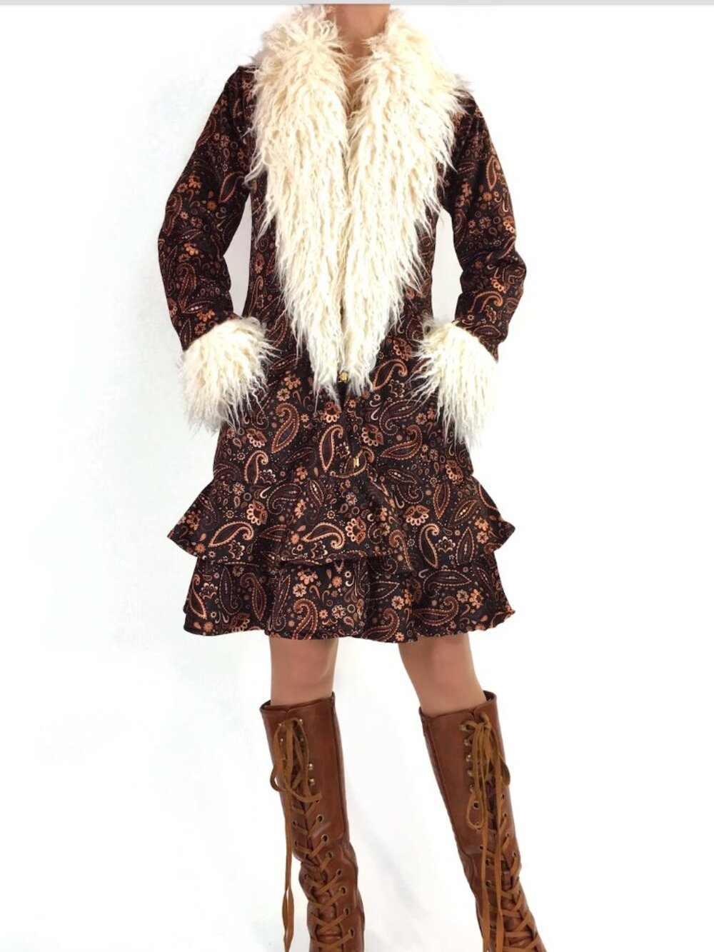Afghan Penny Lane Inspired Coat - Picture 2 of 7